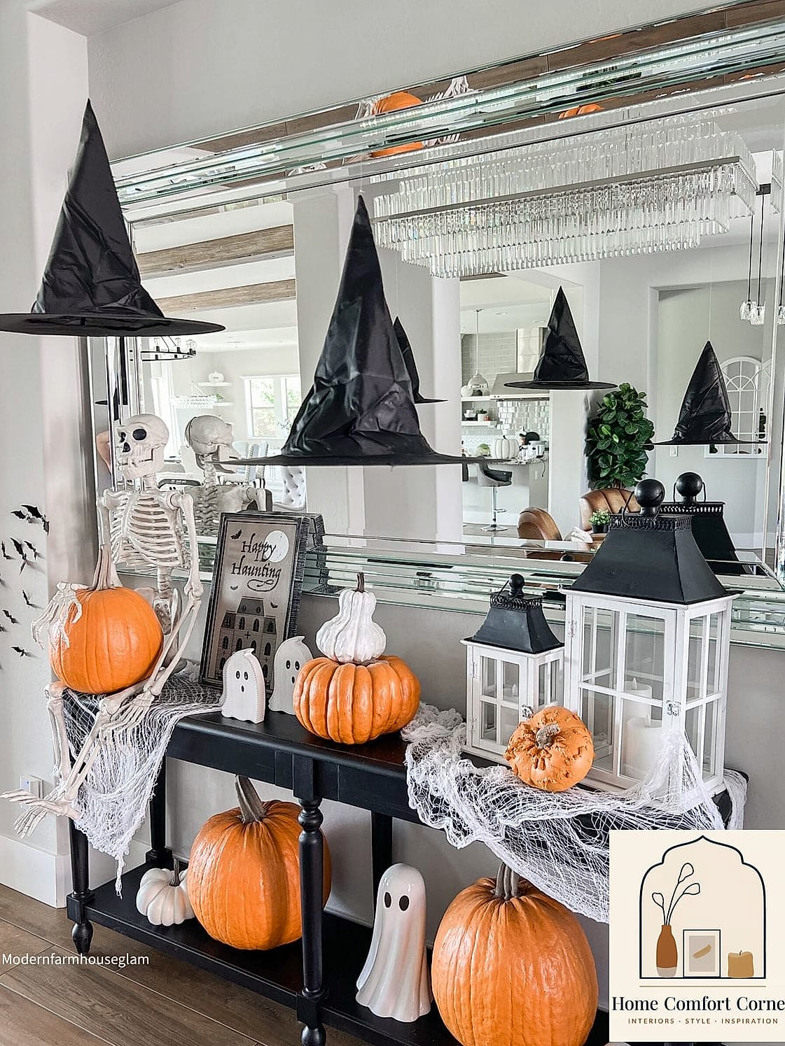 Black Ribbon and Ghost Wreath