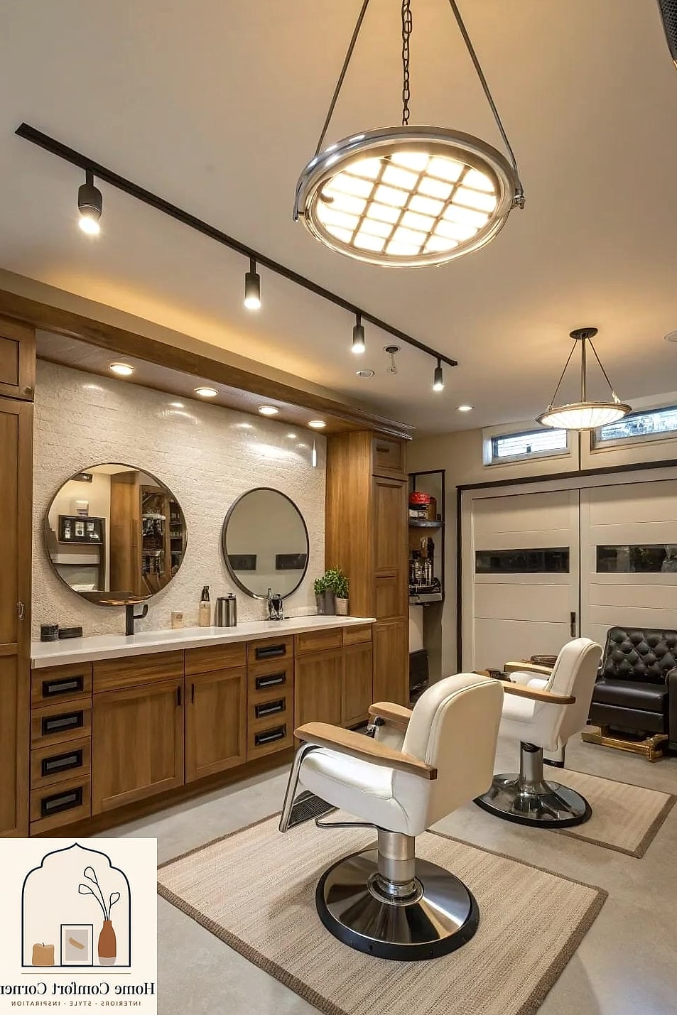 9 Saloon Decor Interior Design Before and After Transformations to Inspire 4 A Blank Garage Wall Becomes a Whiskey Bar Backdrop