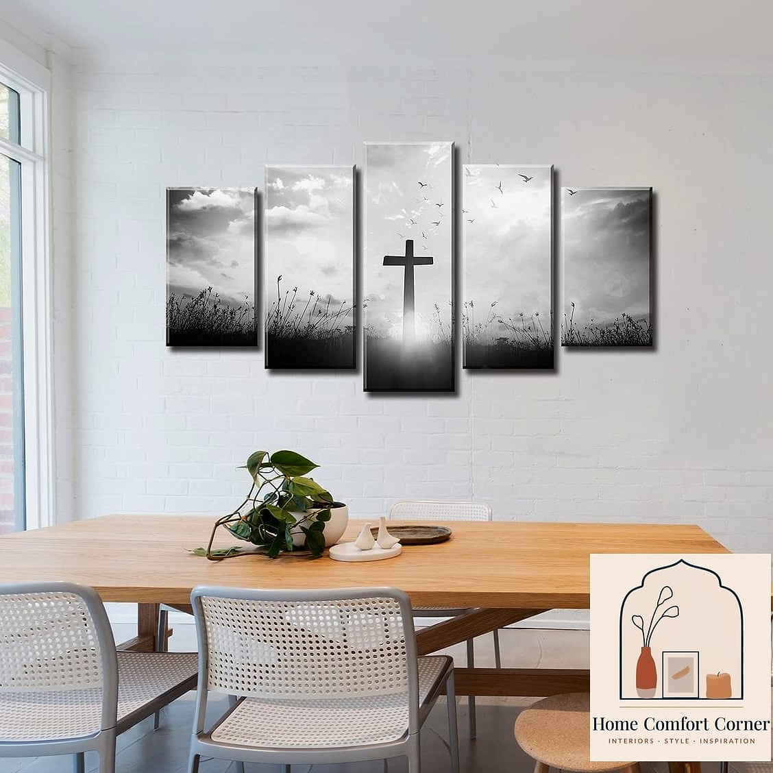 A Blank Wall Turned Into a Scripture Gallery Wall