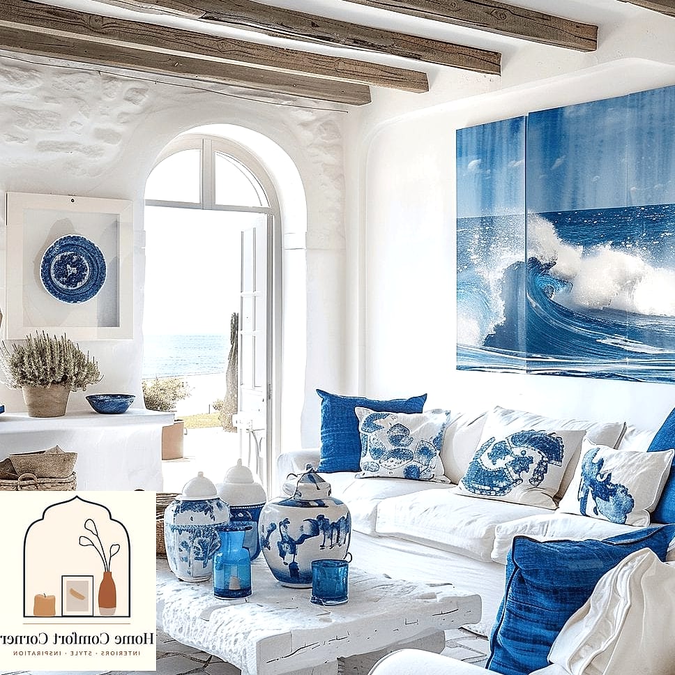 Blue and White Color Palette