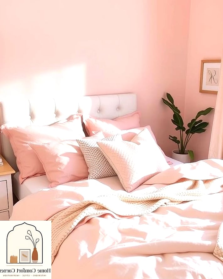 Blush Pink Bedding as the Foundation