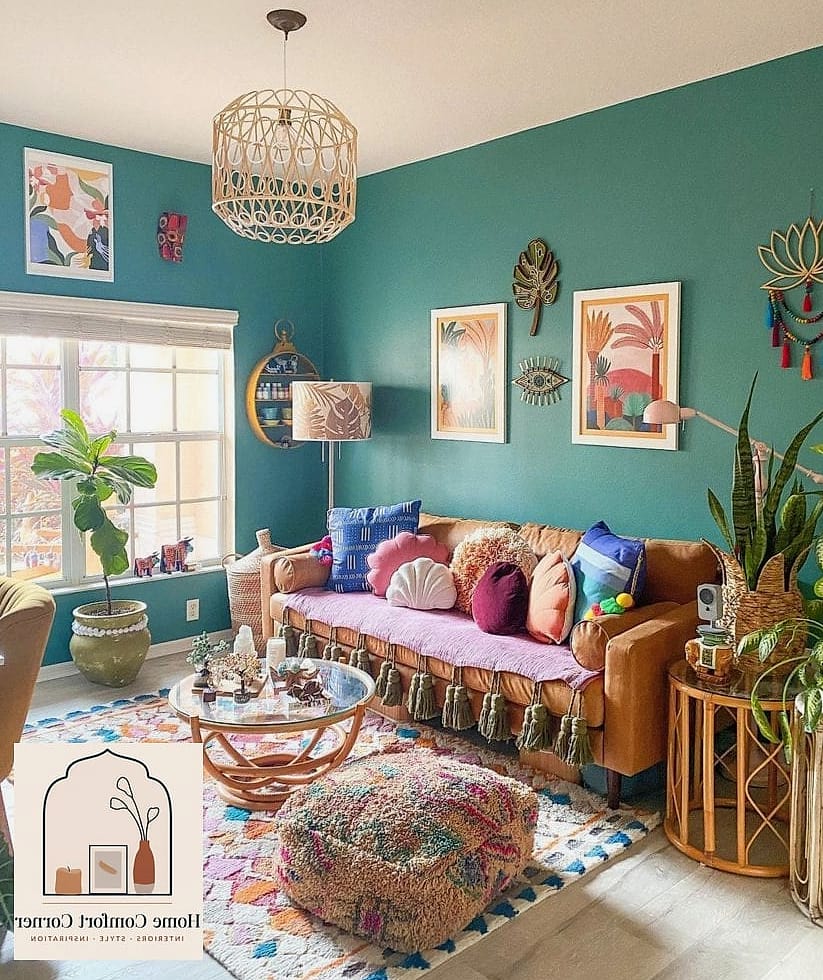 10 Interior Design Aesthetic Ideas That Work in Any Size Home 7 Boho Eclectic