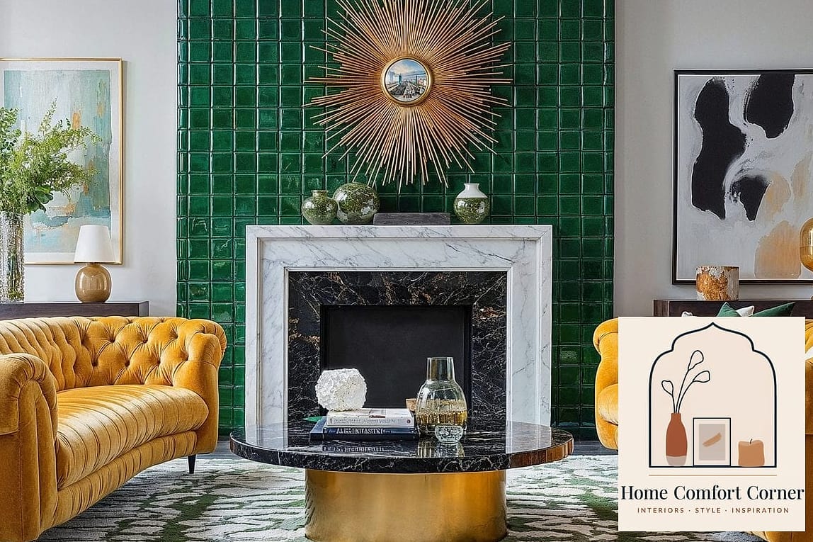 A Bold Accent Wall in an Unexpected Room