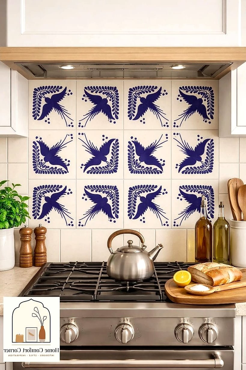 22 Mexican Home Decor Ideas That Are Both Stylish and Practical 8 Bold Cobalt Blue Accent Walls