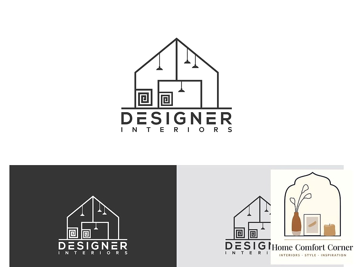 15 Beautiful Interior Design Logo Inspiration Photos Worth Saving 6 Bold Geometric Shape Logo
