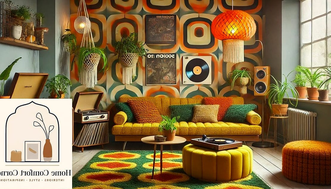 25 70S Home Decor Ideas That Are Both Stylish and Practical 9 Bold Geometric Rugs
