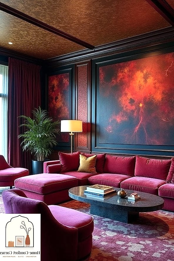 A Bold, Oversized Mirror