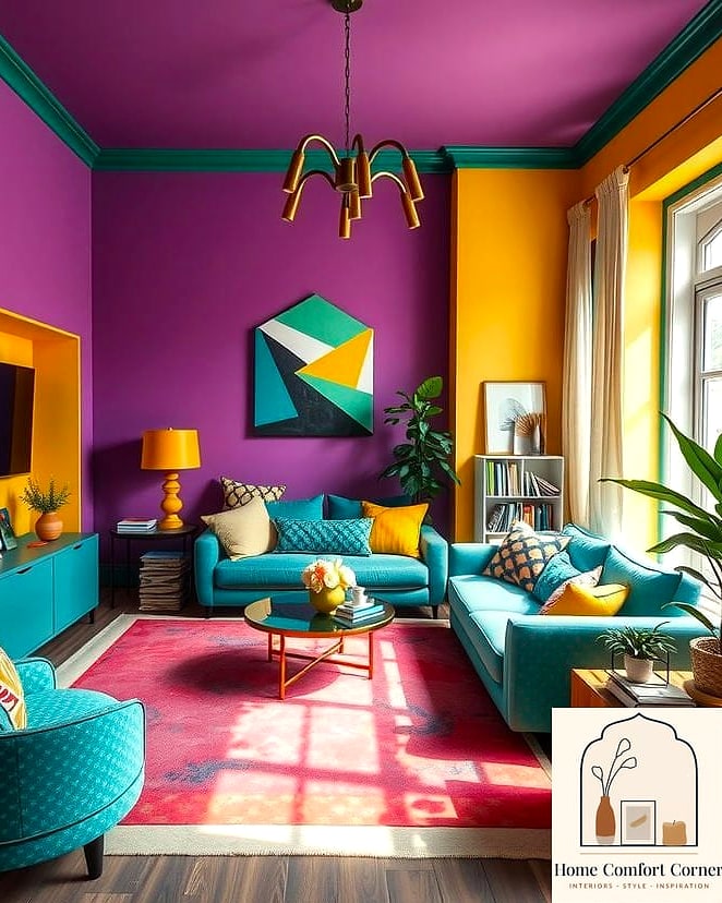 27 Creative Room Decor Ideas Ideas You Haven't Seen Before 10 A Bold Painted Door