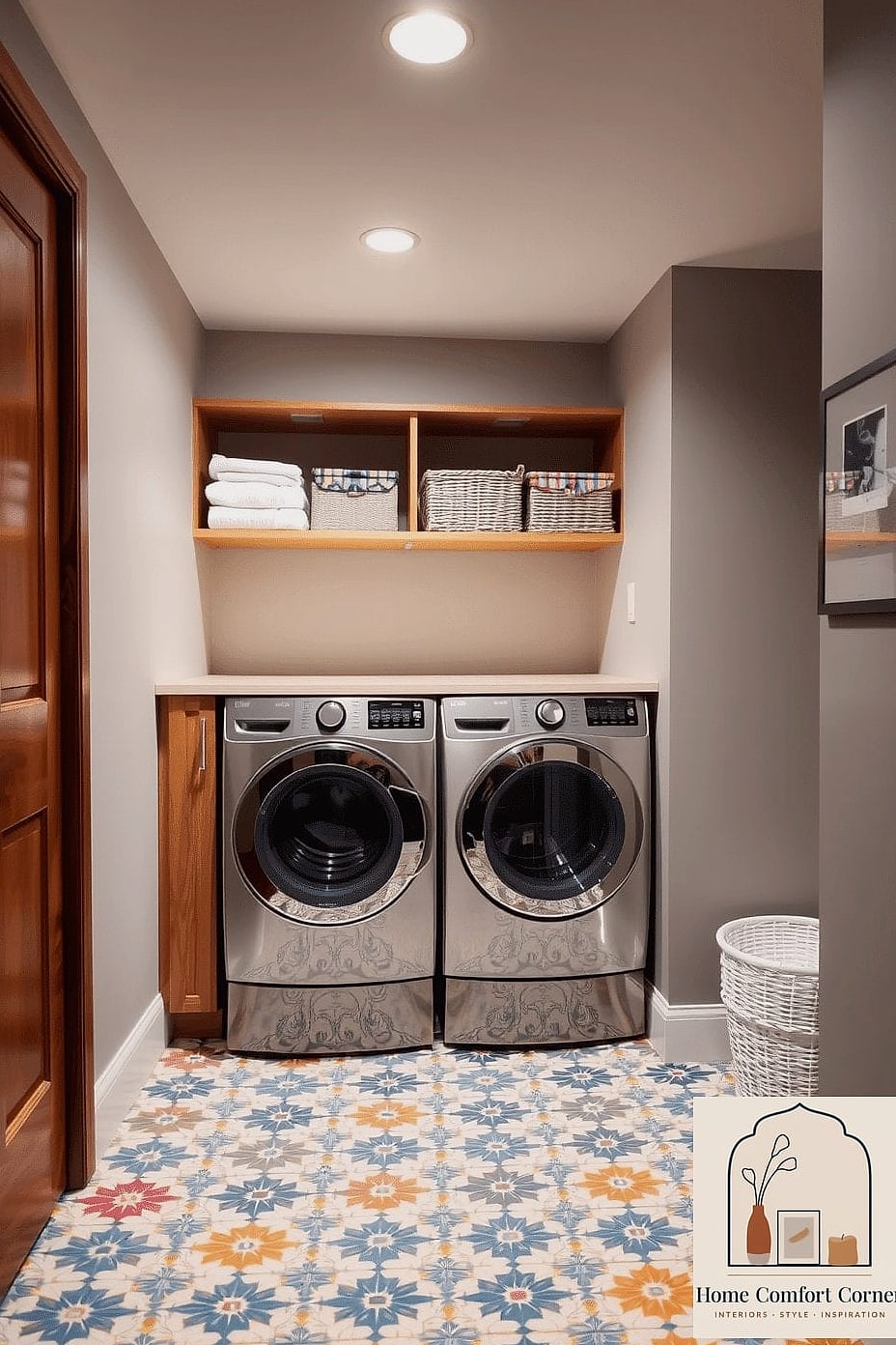 A Bold Painted Cabinet Color