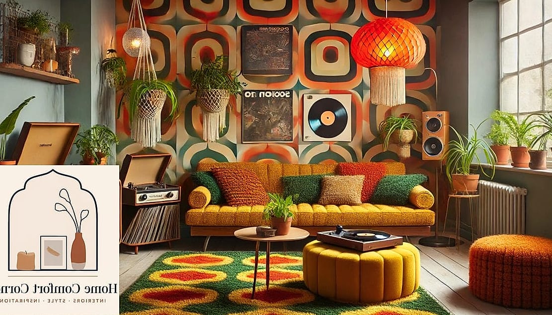 25 70S Home Decor Ideas That Are Both Stylish and Practical 20 Bold Wallpapered Ceilings