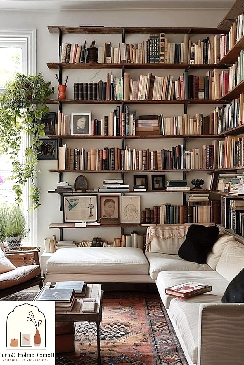 Bookshelf Styling with Personality