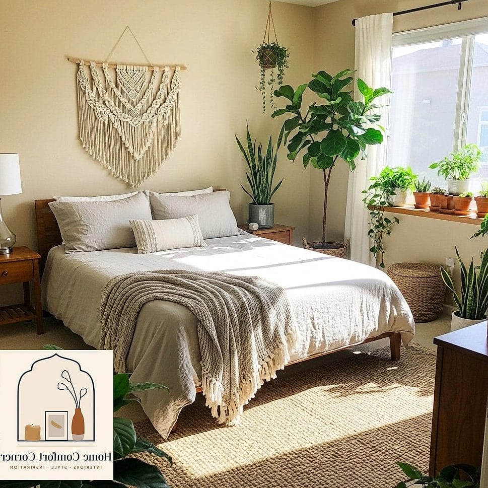 15 Guest Room Ideas Before and After Transformations to Inspire 14 Botanical Guest Room With Layered Greenery