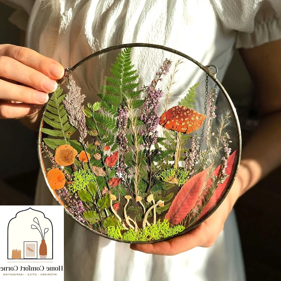 21 Creative Cute Home Decor Ideas You Haven't Seen Before 10 Botanical Pressed-Flower Frames