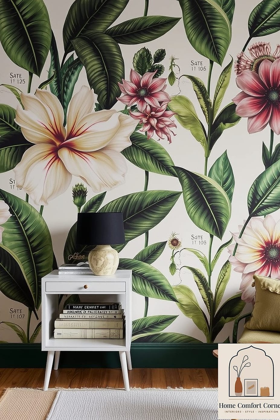 Botanical Wallpaper for a Fresh, Garden-Inspired Look