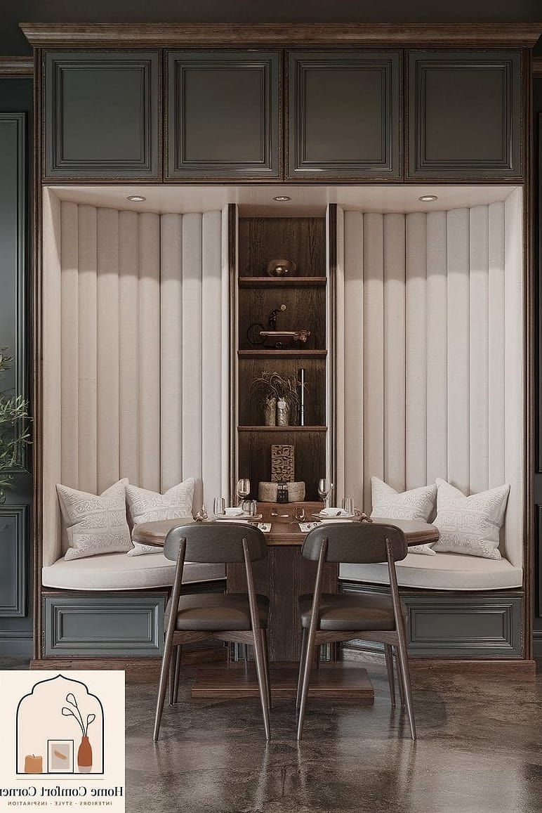 Boutique-Style Built-In Banquettes