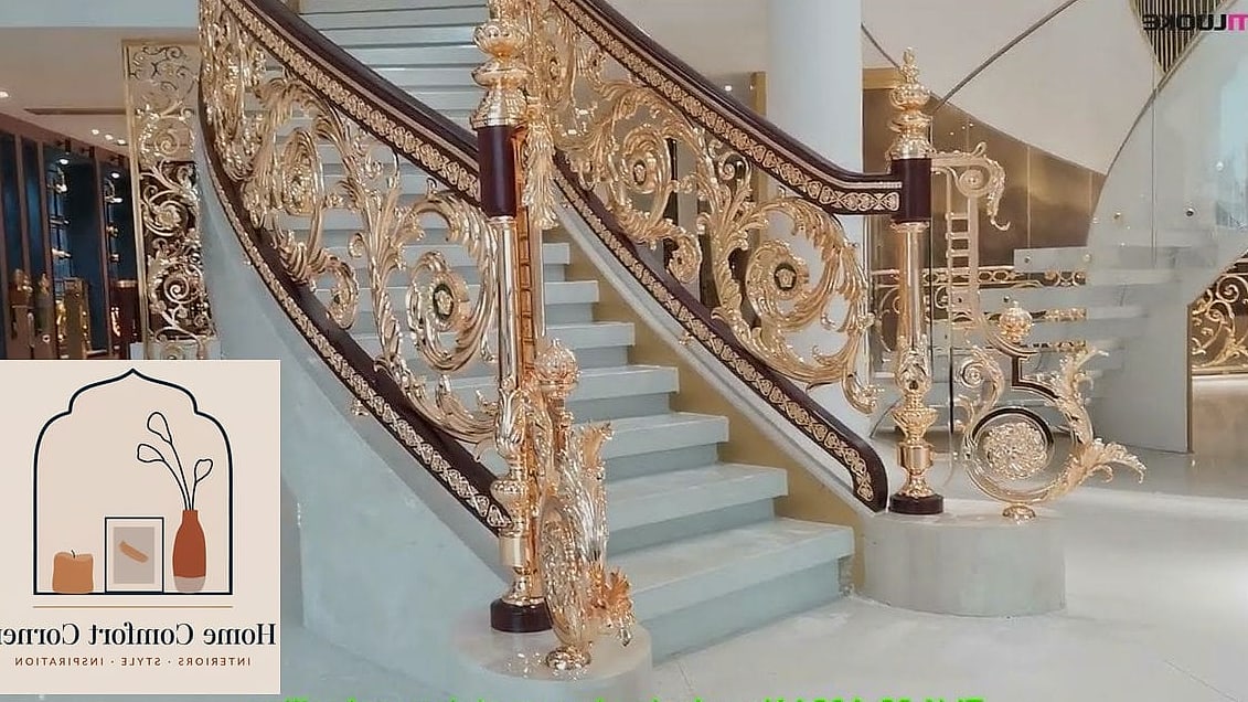 Brass or Gold Stair Accents