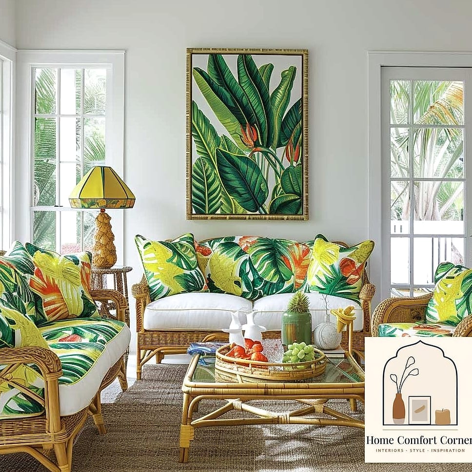 Bring In a Cane or Rattan Headboard