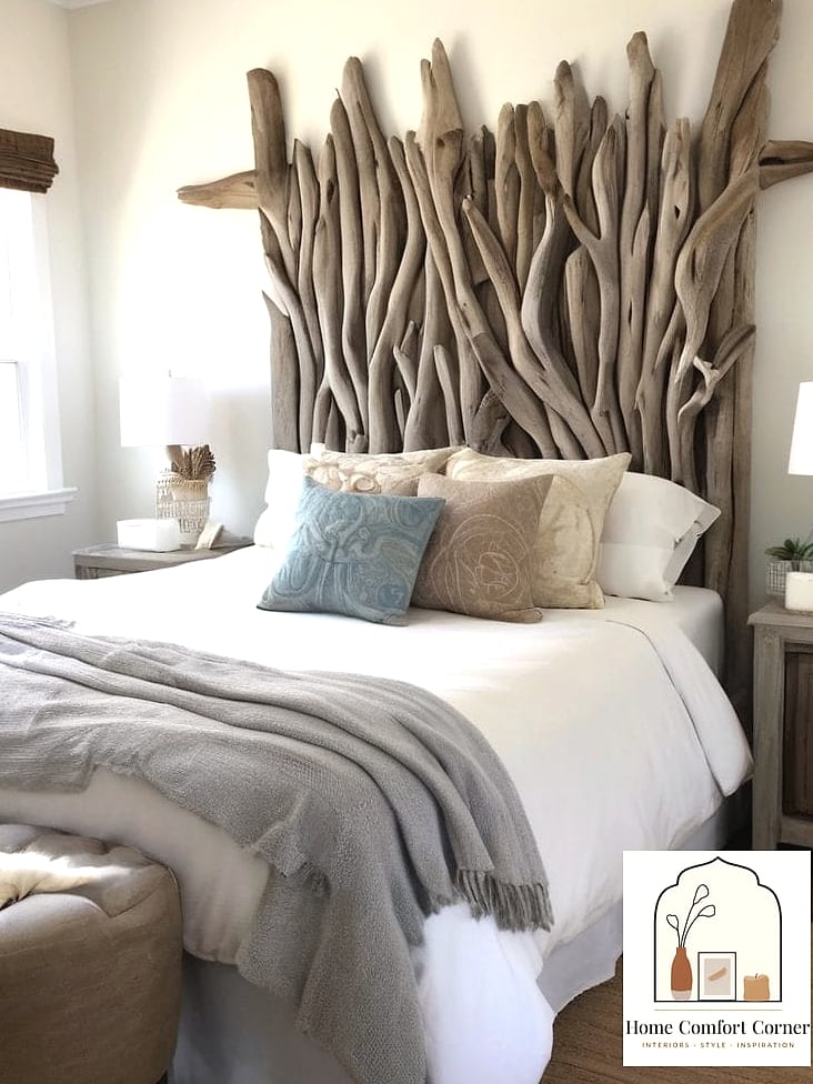 17 Beachy Room Decor Ideas That Work in Any Size Home 3 Bring in Driftwood Accents