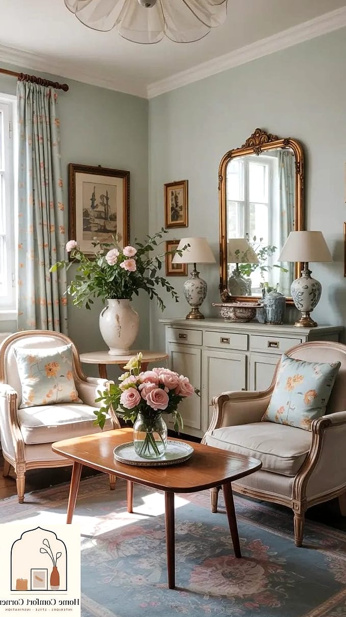 Bring In a Vintage Mirror