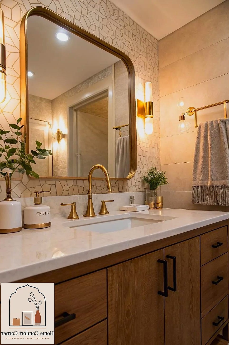 Brushed Brass and Gold Hardware