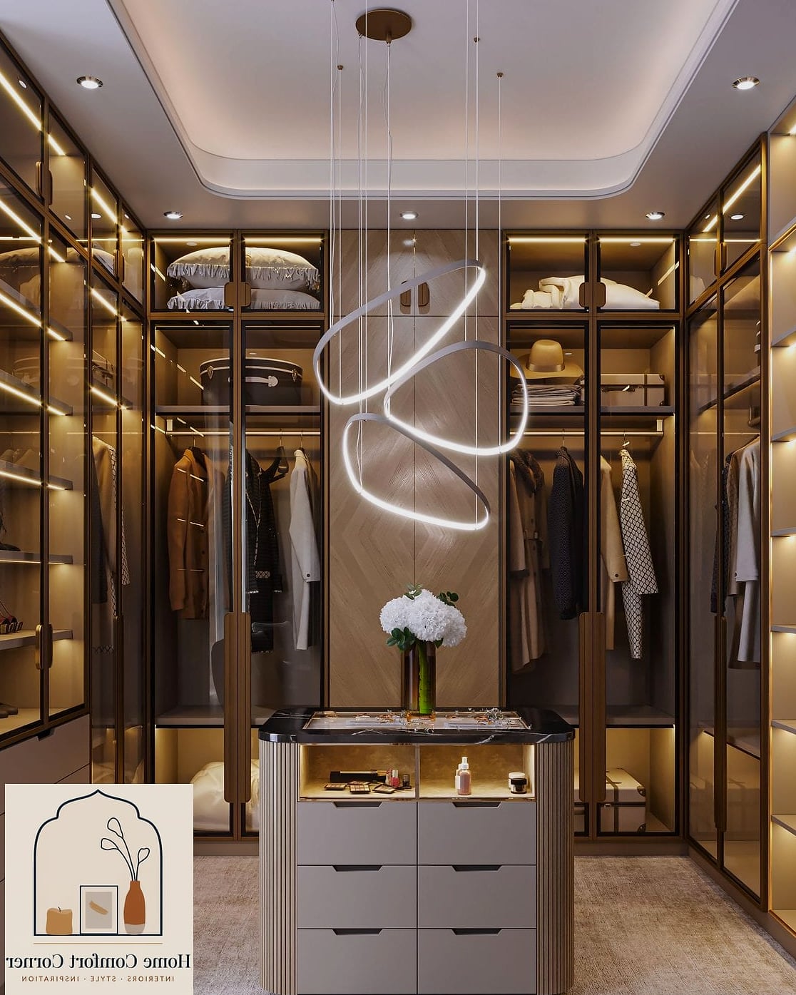 30 Dressing Room Ideas Tips From Top Interior Designers 14 Build a Bag Storage Wall