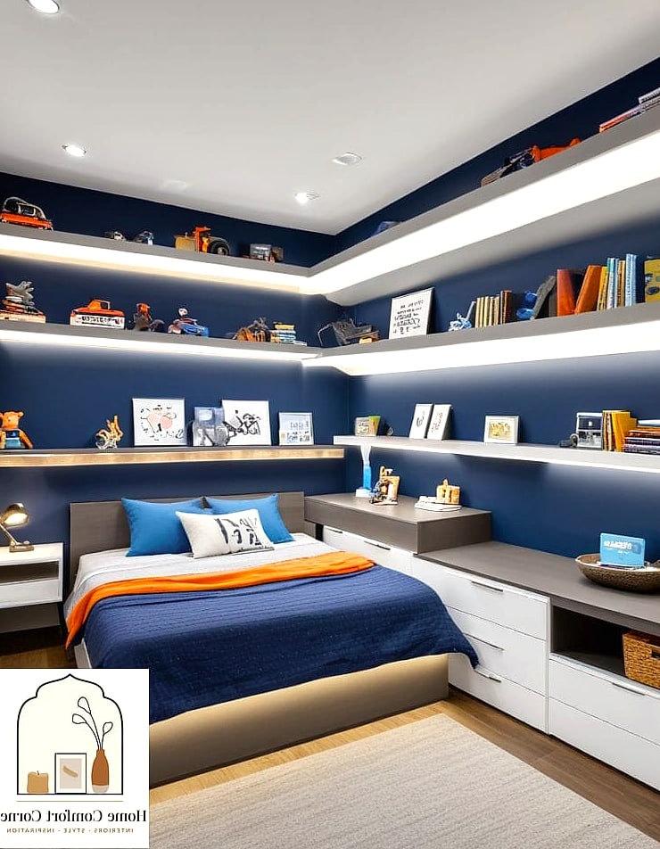 17 Boy Room Ideas Concepts That Are Actually Achievable on a Budget 3 Build a Cozy Reading Nook in a Closet or Corner