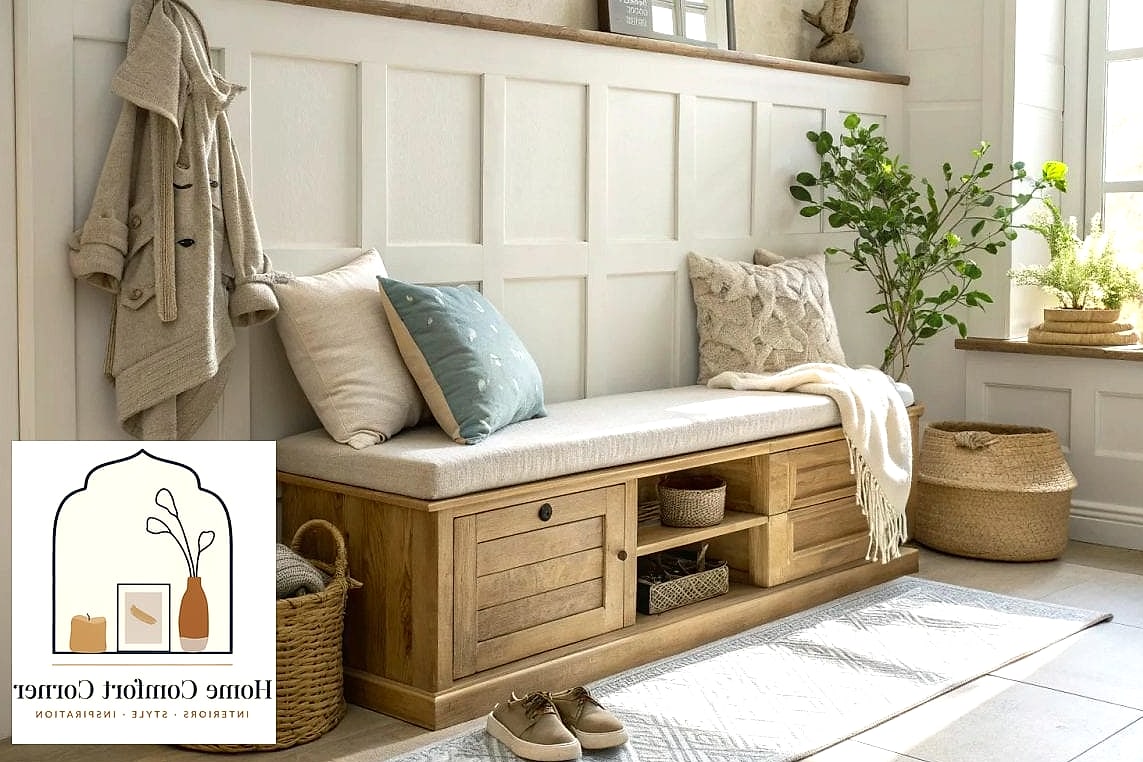 Built-In Bench Seating With Hidden Storage