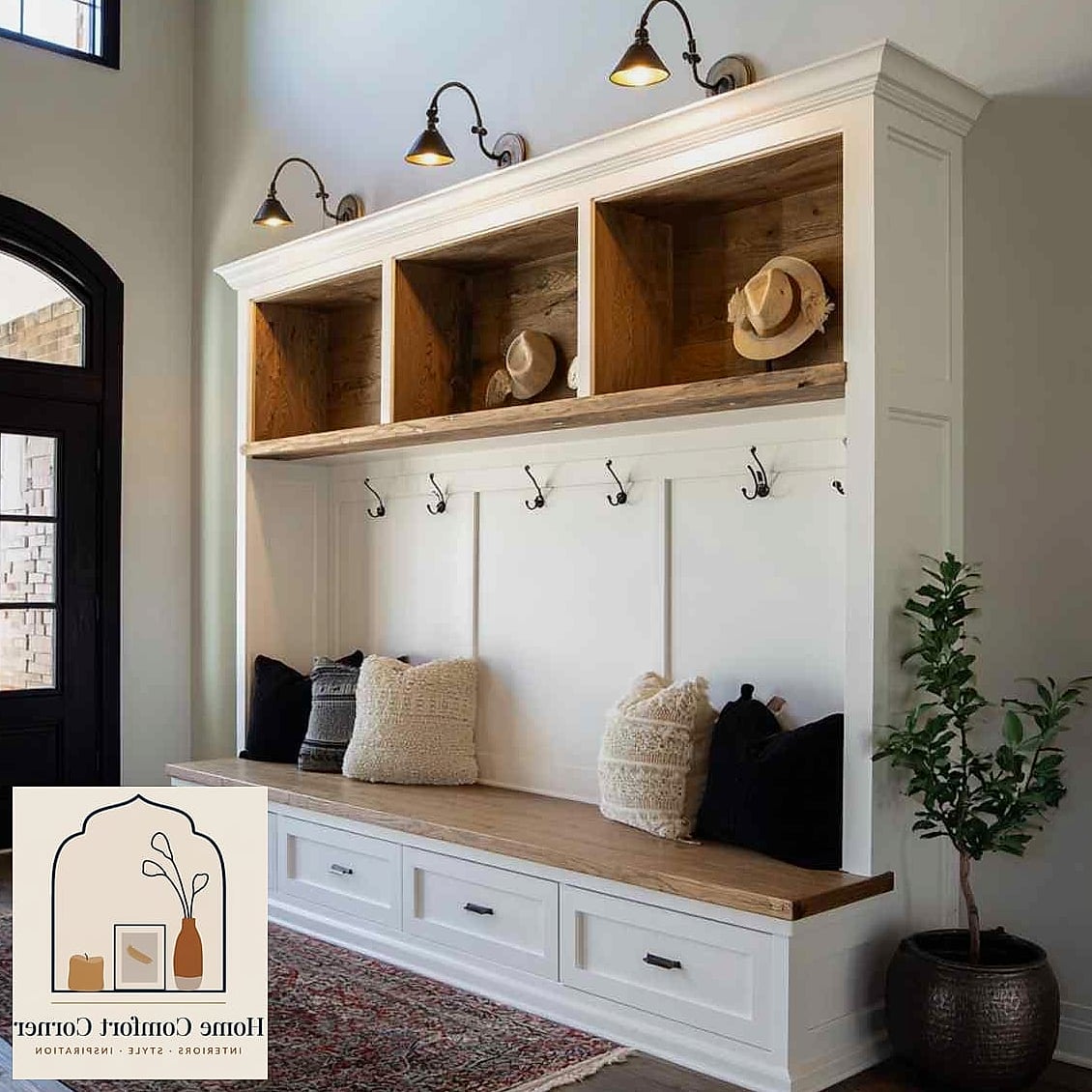 Built-In Bench with Storage