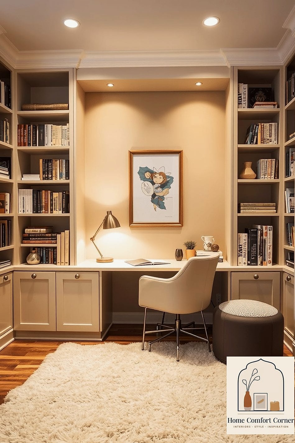 Built-In Bookshelf Wall