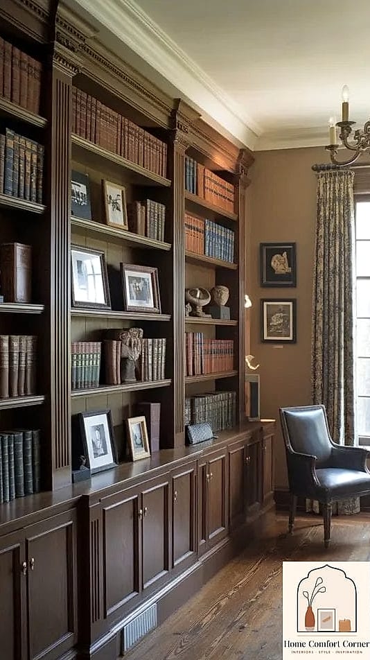 Built-In Bookshelves