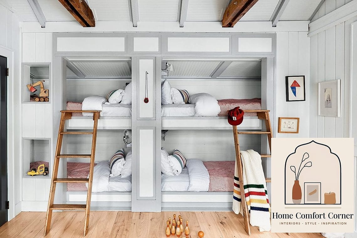 Built-In Bunk Nooks With Privacy Curtains