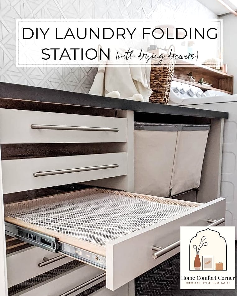 18 Diy Laundry Room Ideas Designs That Maximize Style and Function 3 A Built-In Folding Counter