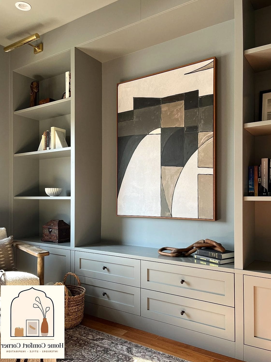 Built-In Storage Under Stairs or Windows