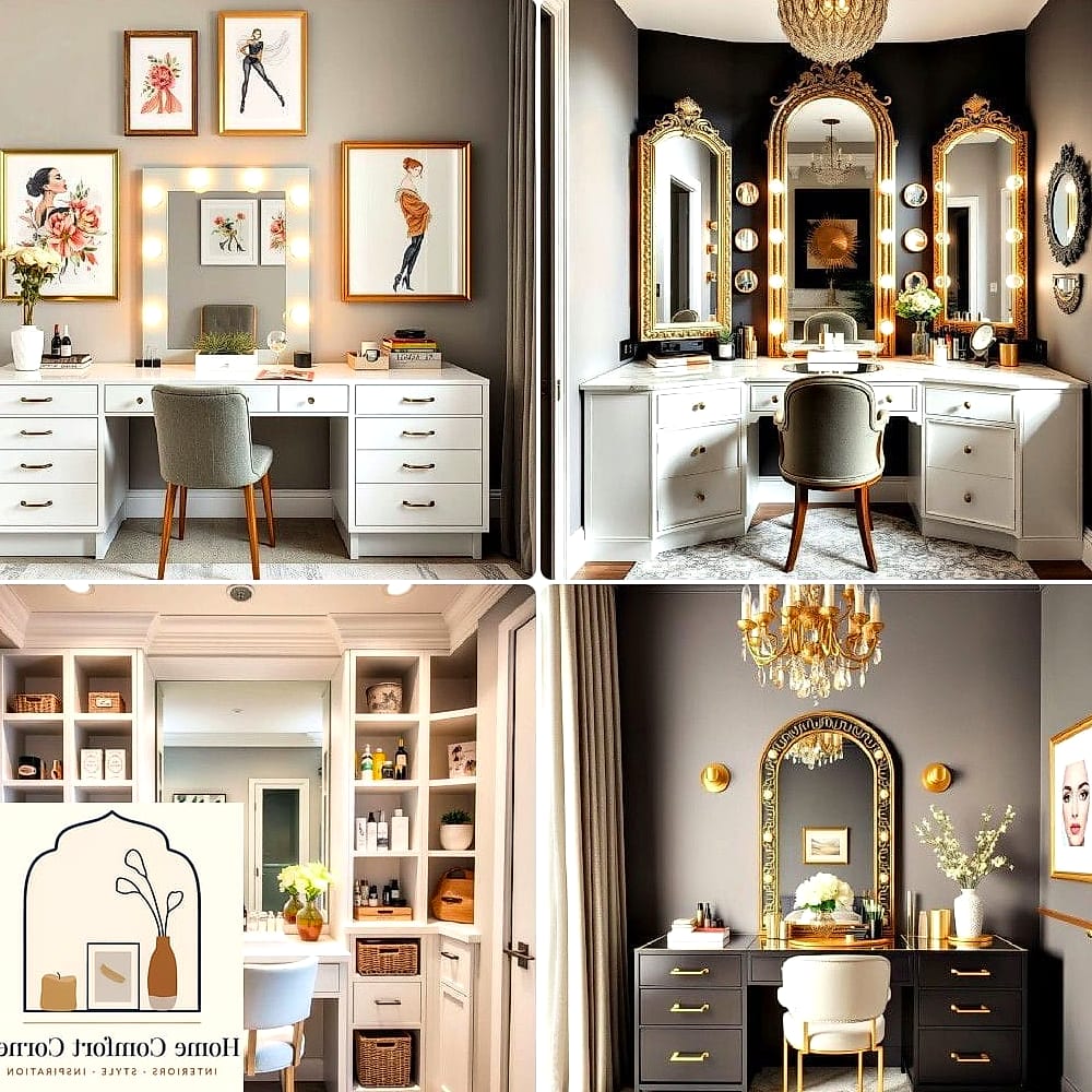 A Built-In Vanity Nook