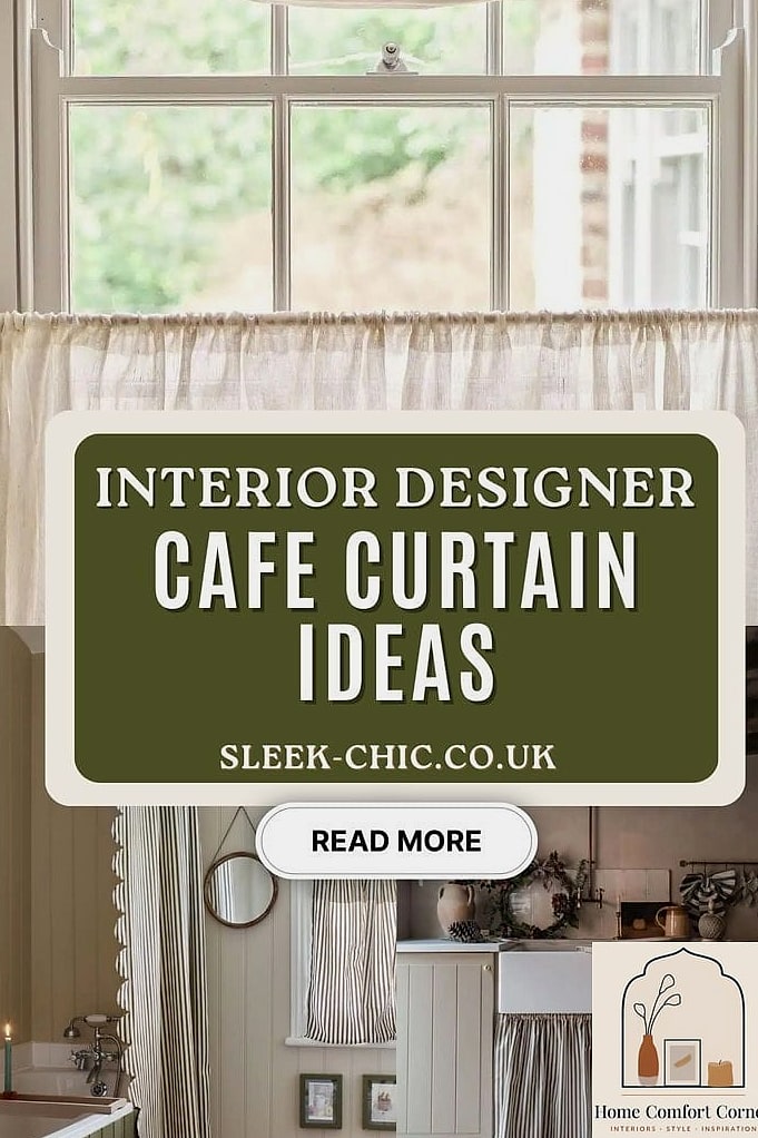 Café Curtains for a Modern Cottage Look