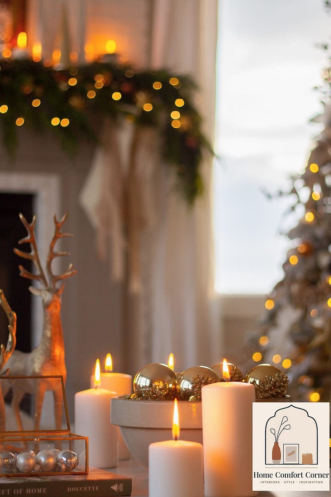 22 Stunning Christmas Room Decor Ideas Ideas for Every Budget 12 Candlelight Everywhere