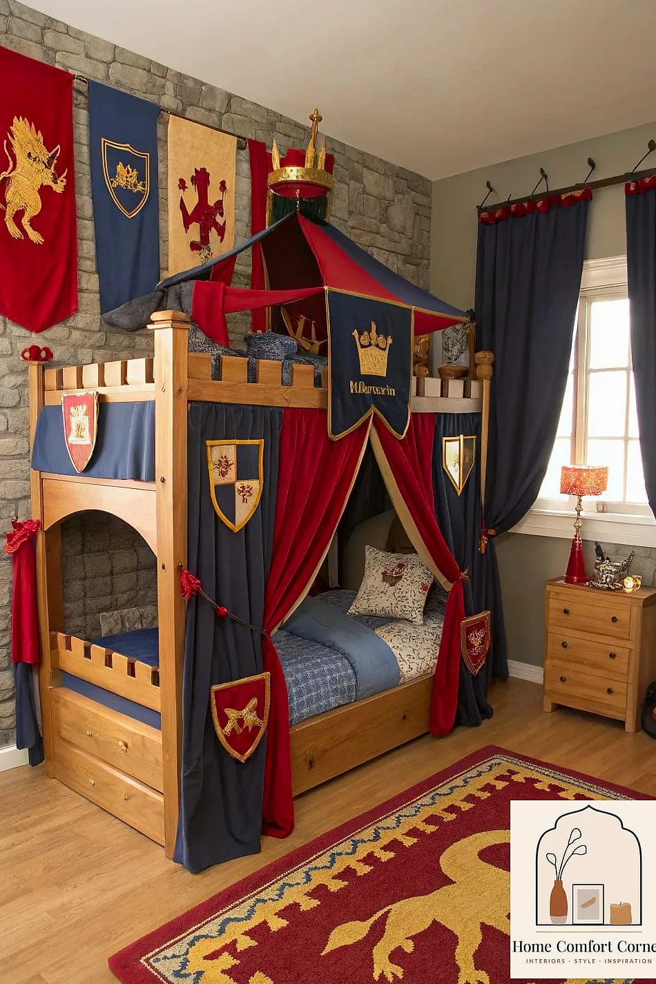 Canopy Bed with Neutral Linens