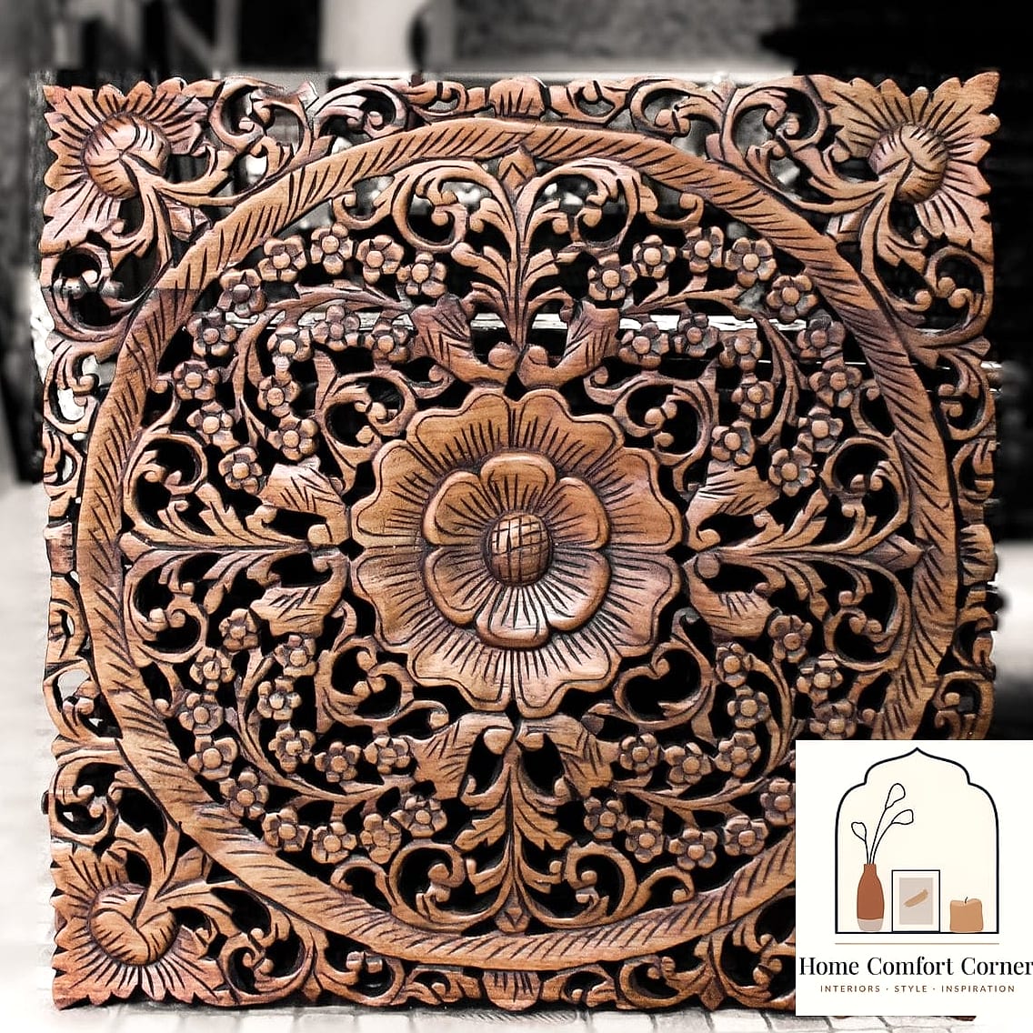 Carved Wooden Room Screens