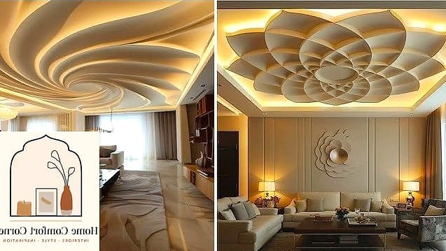 A Ceiling-Mounted Bed Canopy Without a Full Frame