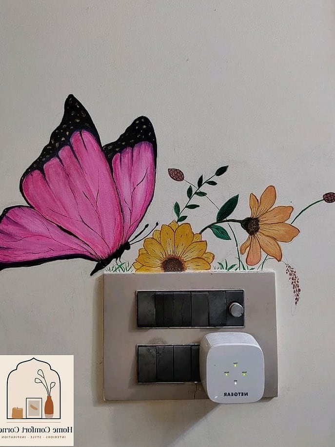 Chalkboard Paint Switch Plates for Kids' Rooms