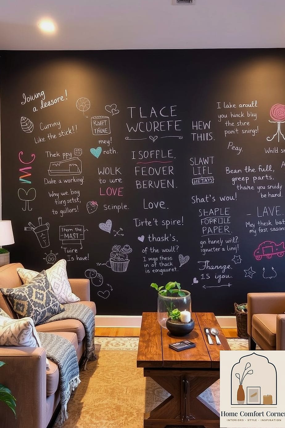 21 Creative Cute Home Decor Ideas You Haven't Seen Before 17 A Chalkboard-Painted Pantry Door