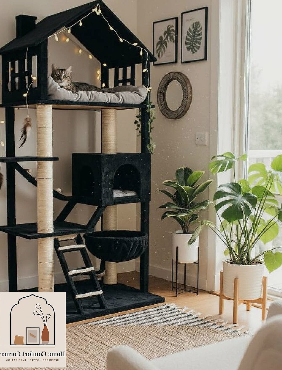 23 Stunning Cat Room Decor Ideas for Every Budget 16 A Chalkboard or Pegboard Organization Wall
