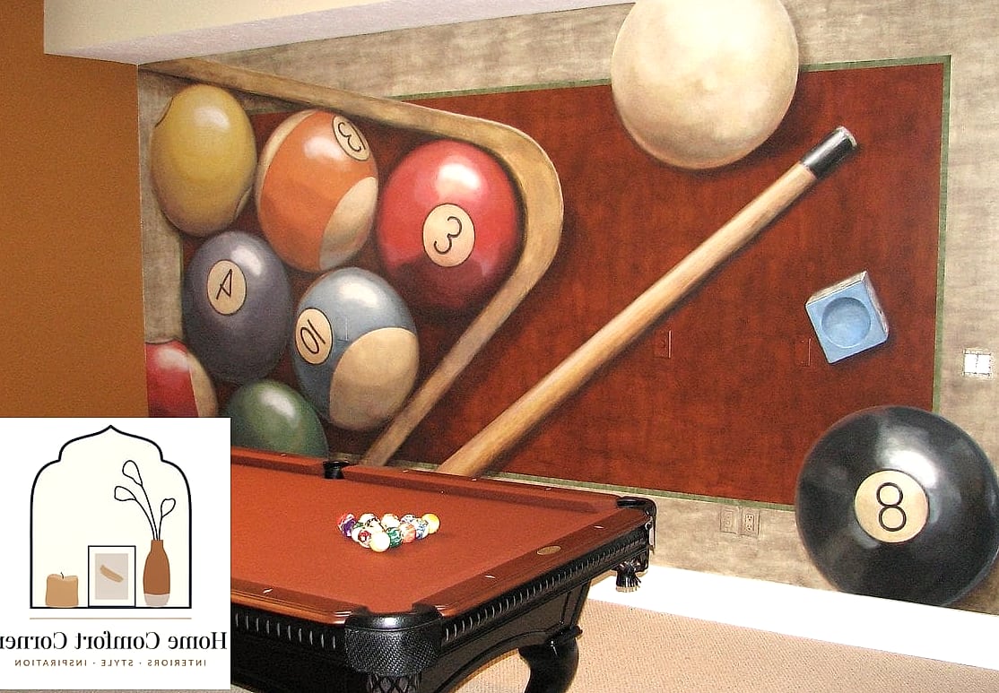 20 Billiards Room Decor Ideas From Homes We Absolutely Love 13 Chalkboard Wall for Scorekeeping
