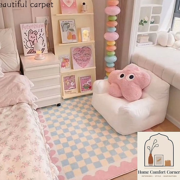 Checkerboard Floor or Rug
