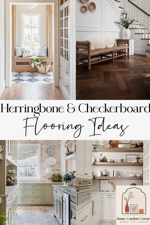 20 Billiards Room Decor Ideas From Homes We Absolutely Love 10 Checkerboard or Herringbone Flooring