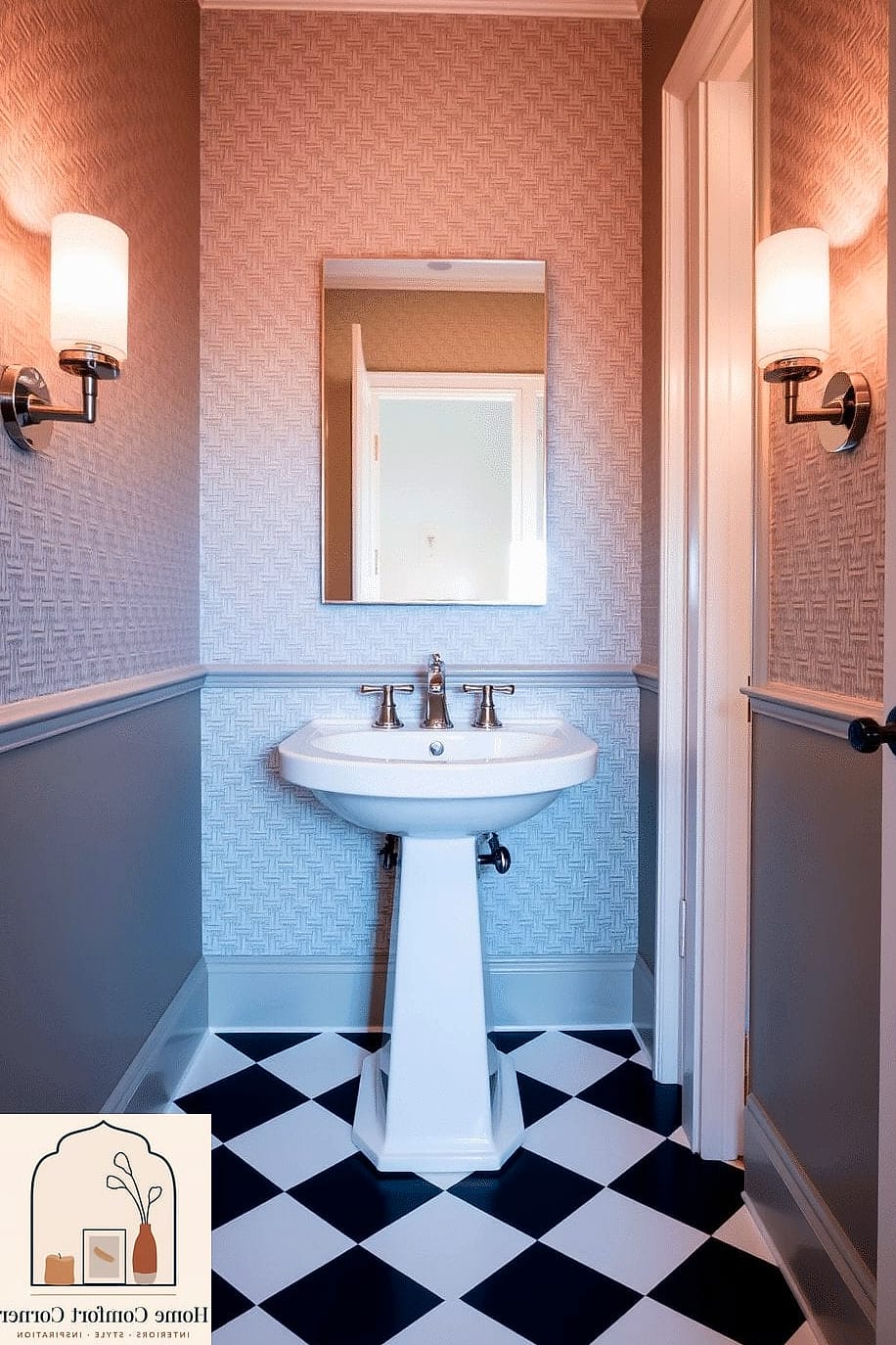 Checkerboard Tile Floor