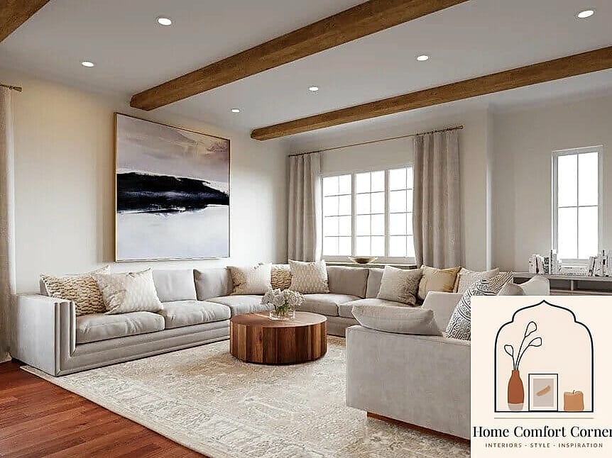 25 Room Decor Tips From Top Interior Designers 7 Choose a Neutral Color Palette With One Bold Accent