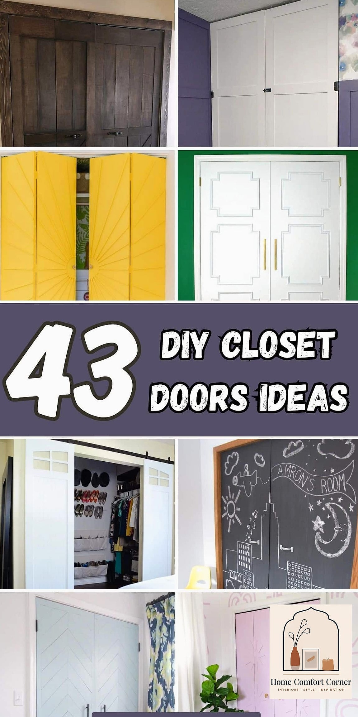 Closet Door Chalkboard Paint
