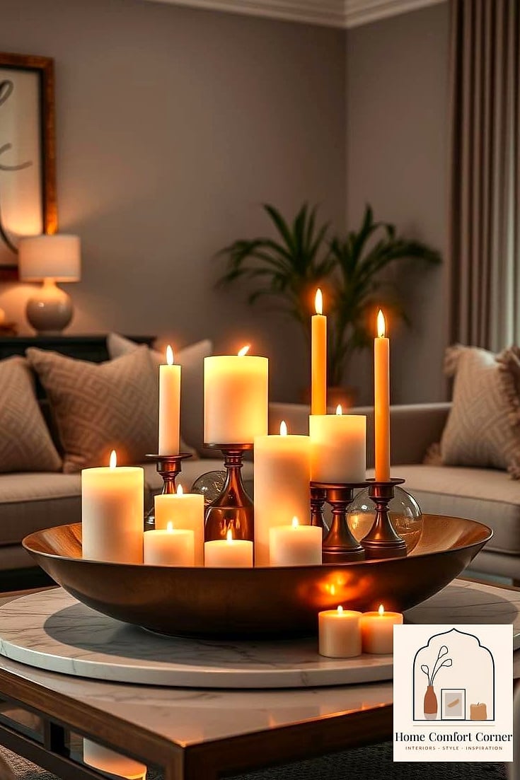 A Cluster of Candles for Ambient Light