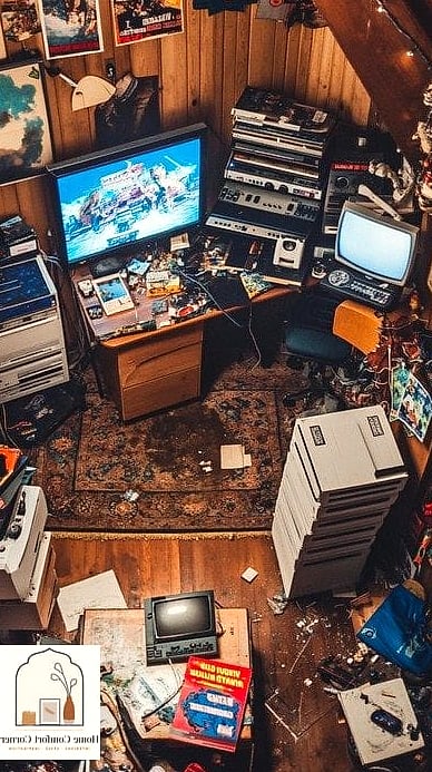 Cluttered TV Console to Streamlined Media Setup